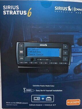 Sirius Stratus 6 Vehicle Kit XM Satellite Radio Model SDSV6V1 BRAND NEW IN BOX